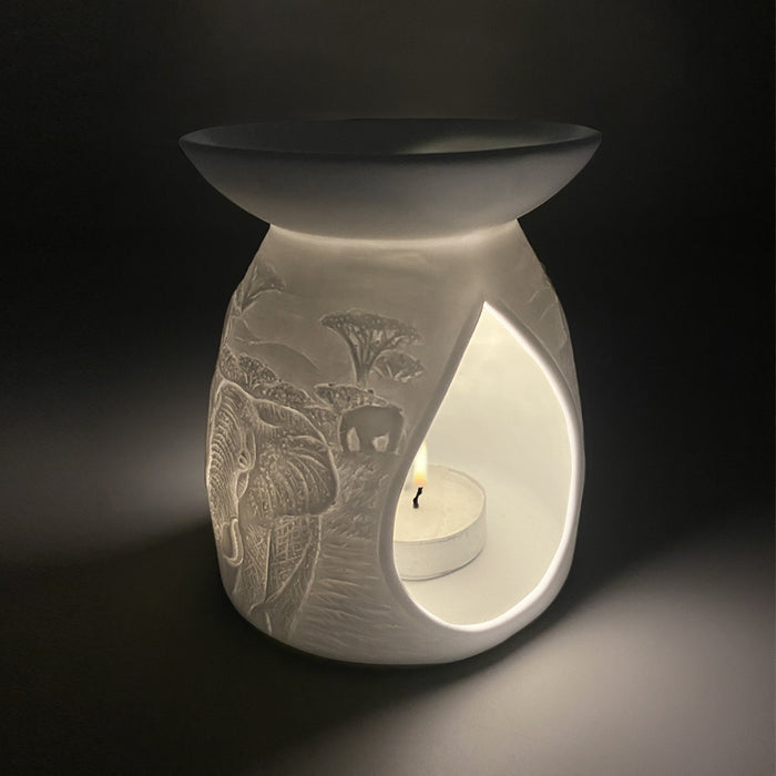 Cello - Porcelain Tealight Burner - Elephant