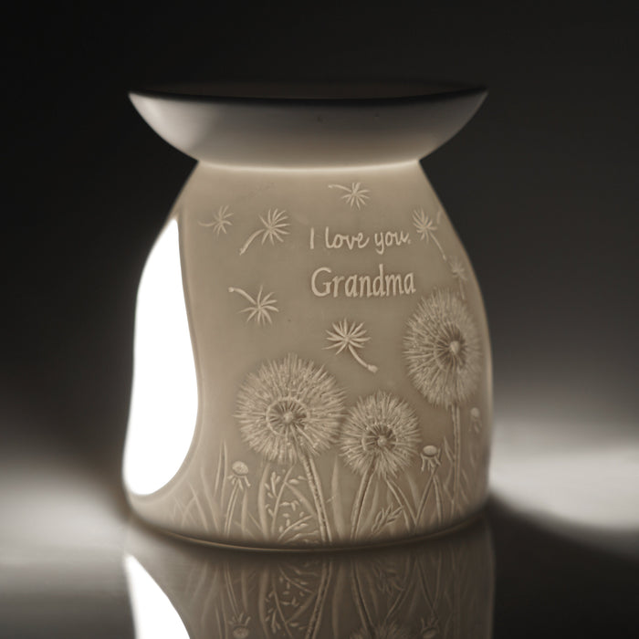 Cello - Porcelain Tealight Burner - I Love You Grandma