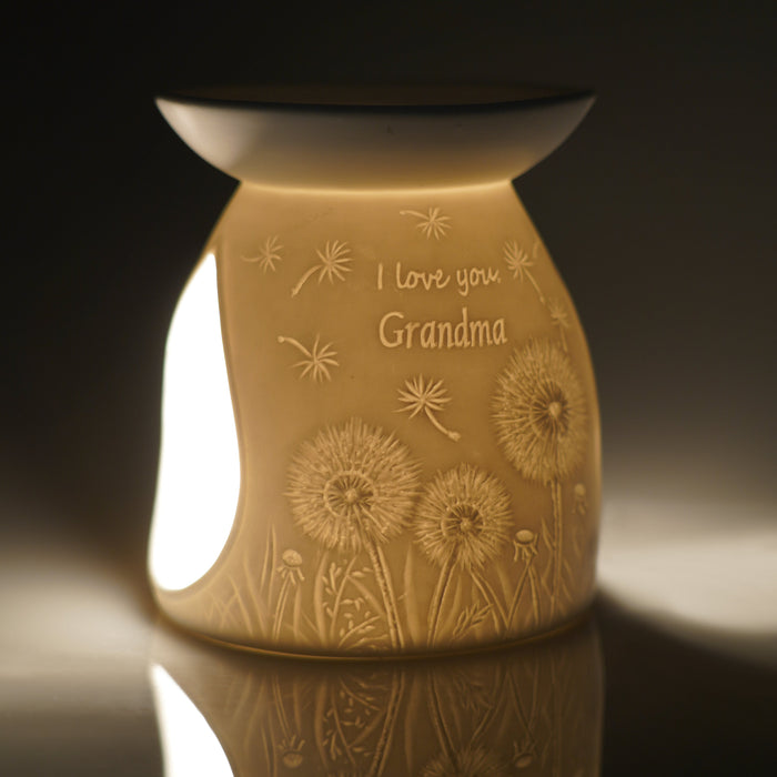 Cello - Porcelain Tealight Burner - I Love You Grandma