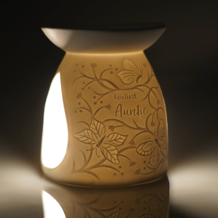 Cello - Porcelain Tealight Burner - Loveliest Auntie