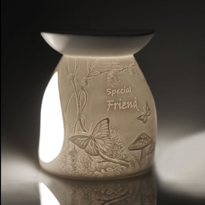Cello - Porcelain Tealight Burner - Special Friend Woodland