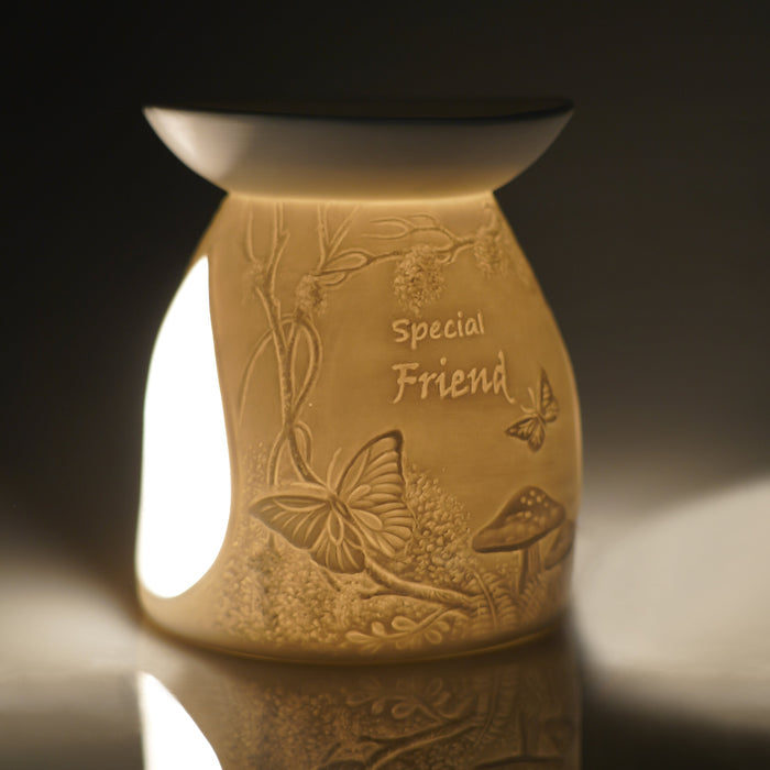 Cello - Porcelain Tealight Burner - Special Friend Woodland