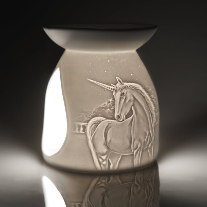 Cello - Porcelain Tealight Burner - Unicorn