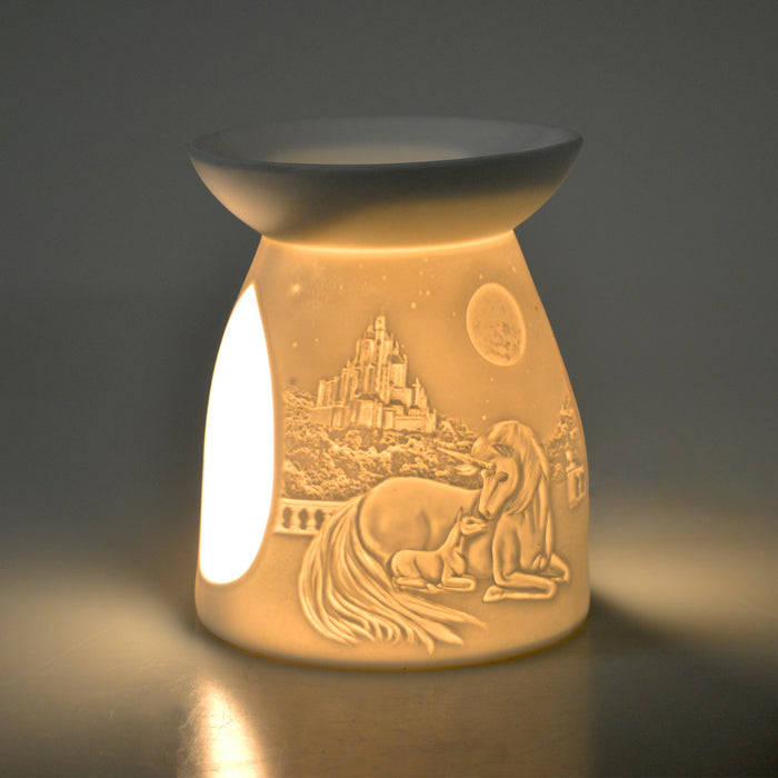 Cello - Porcelain Tealight Burner - Unicorn