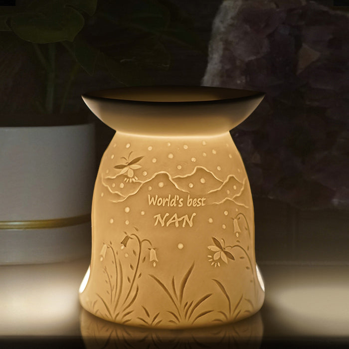 Cello - Porcelain Tealight Burner - World's Best Nan
