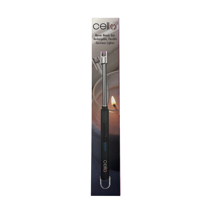 Cello - Rechargeable Electronic Flexible Lighter - Black