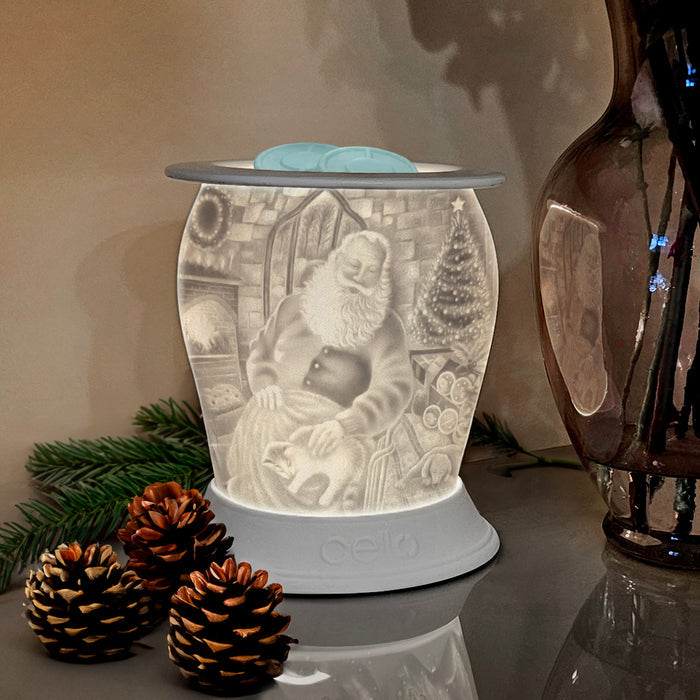 Cello - Santa Porcelain Electric Melt Burner with Naked Melts (Mix & Muddle)