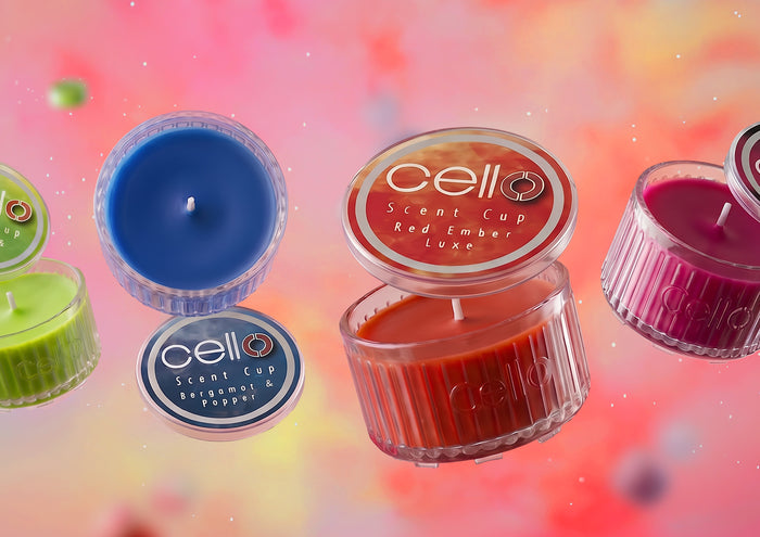 Cello - Scent Cups - 24pcs Mixed CDU (Lux/Bergamot/Citrus/Dark)