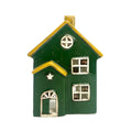 Cello - Seaside Lodge Tealight Burner - Green & Yellow