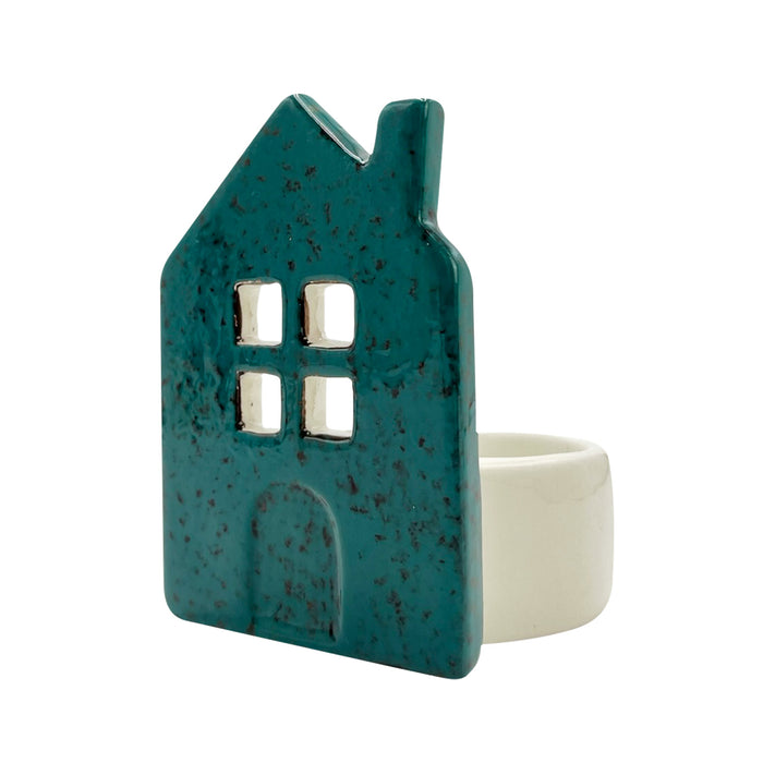Cello - Silhouette Tealight Burner - Green