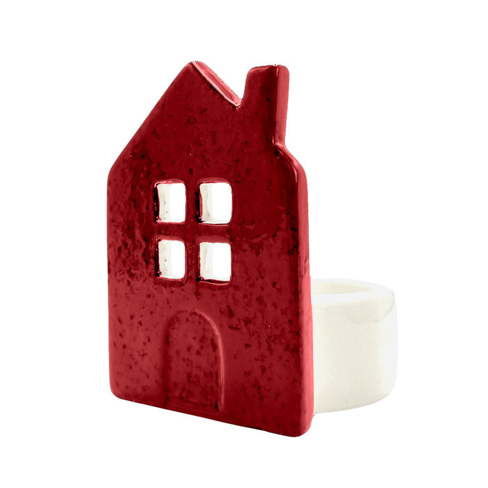 Cello - Silhouette Tealight Burner - Red