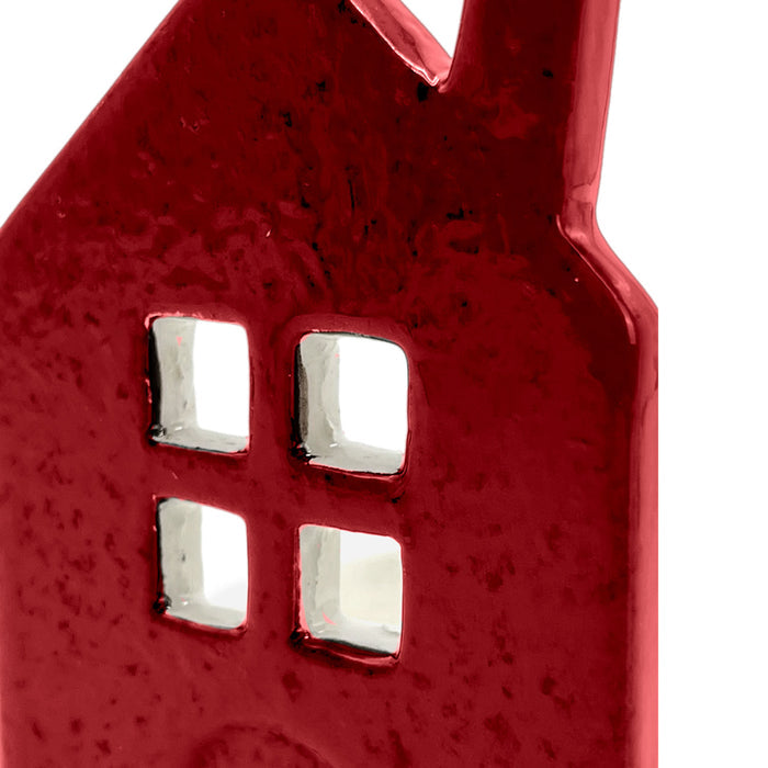 Cello - Silhouette Tealight Burner - Red