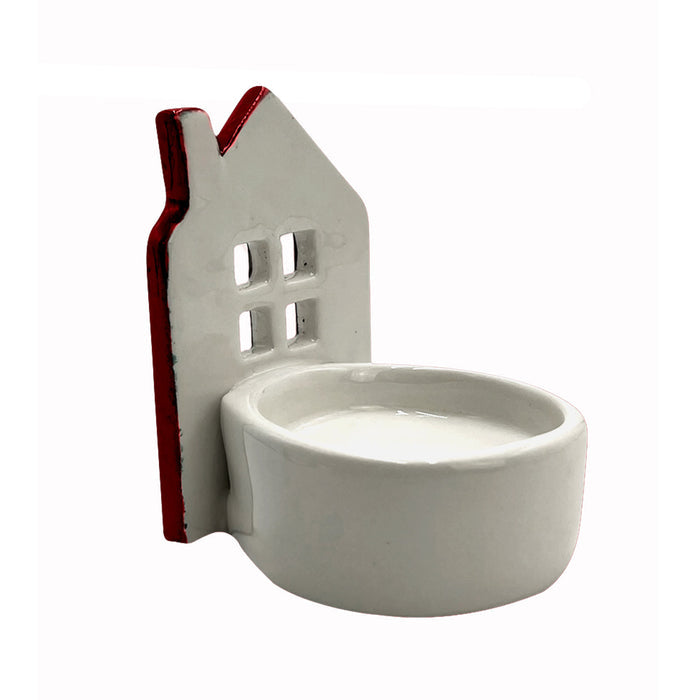 Cello - Silhouette Tealight Burner - Red