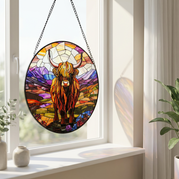 Cello - Suncatcher - Golden Highland Cow
