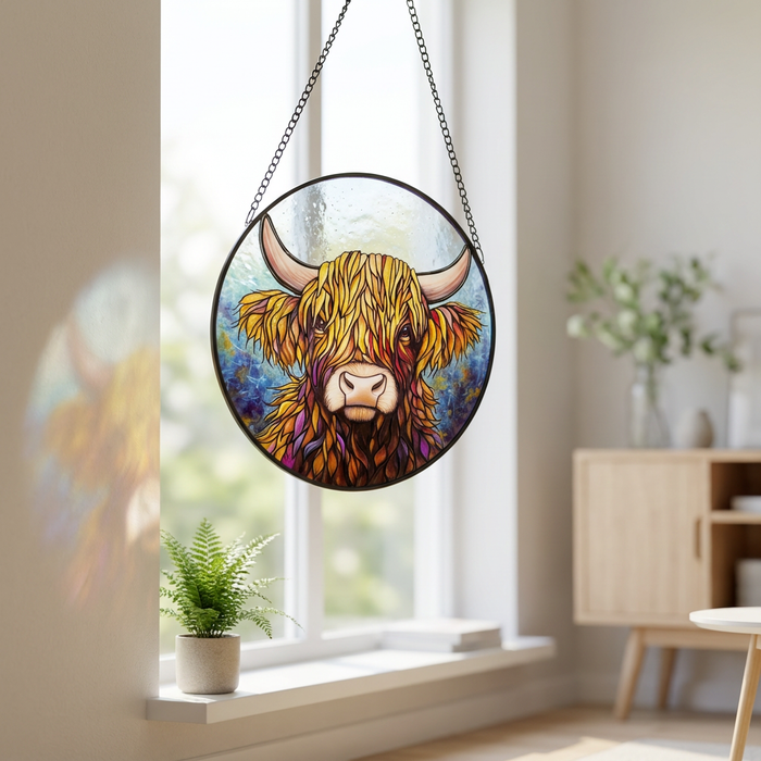 Cello - Suncatcher - Highland Cow