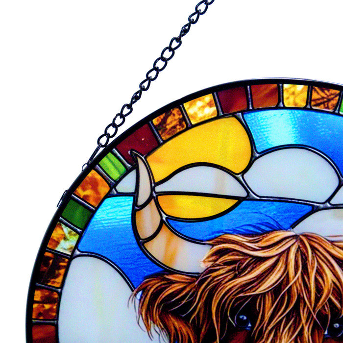Cello - Suncatcher - Sunflower Highland Cow