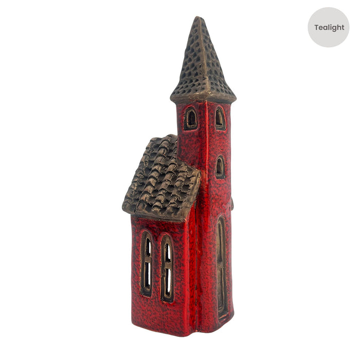 Cello - Tales from the Village - Crimson Tower - Tealight Burner