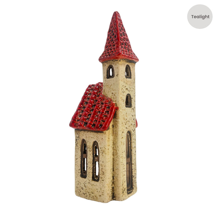 Cello - Tales from the Village - Ivory Tower - Tealight Burner