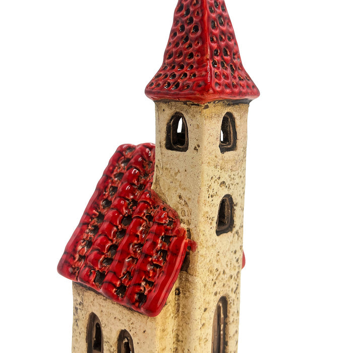 Cello - Tales from the Village - Ivory Tower - Tealight Burner