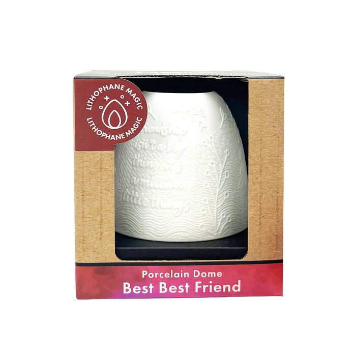 Cello - Tall Tealight Dome - Best Best Friend