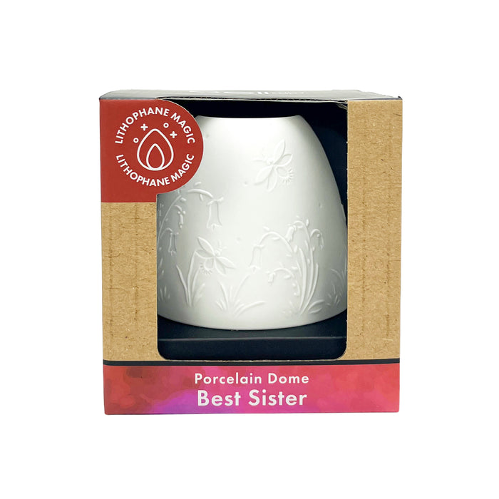 Cello - Tall Tealight Dome - Best Sister
