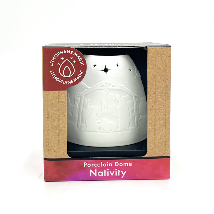 Cello - Tall Tealight Dome - Nativity