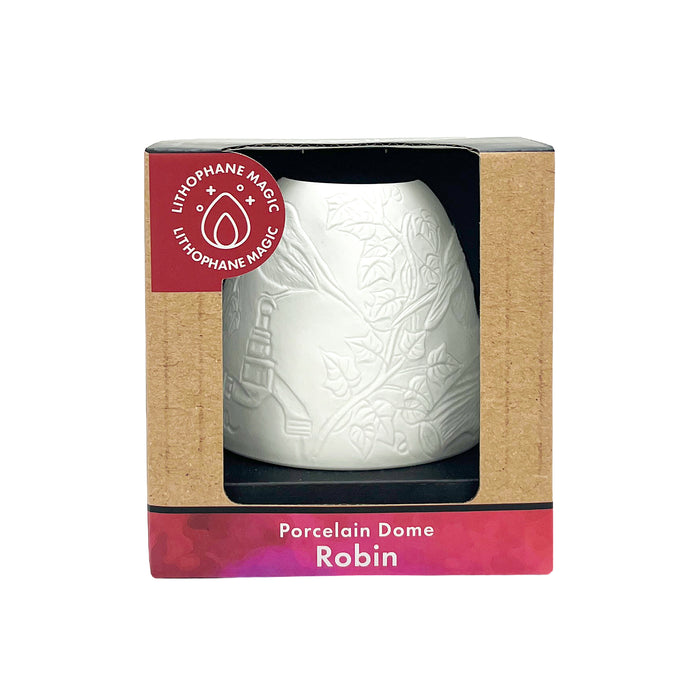 Cello - Tall Tealight Dome - Robin