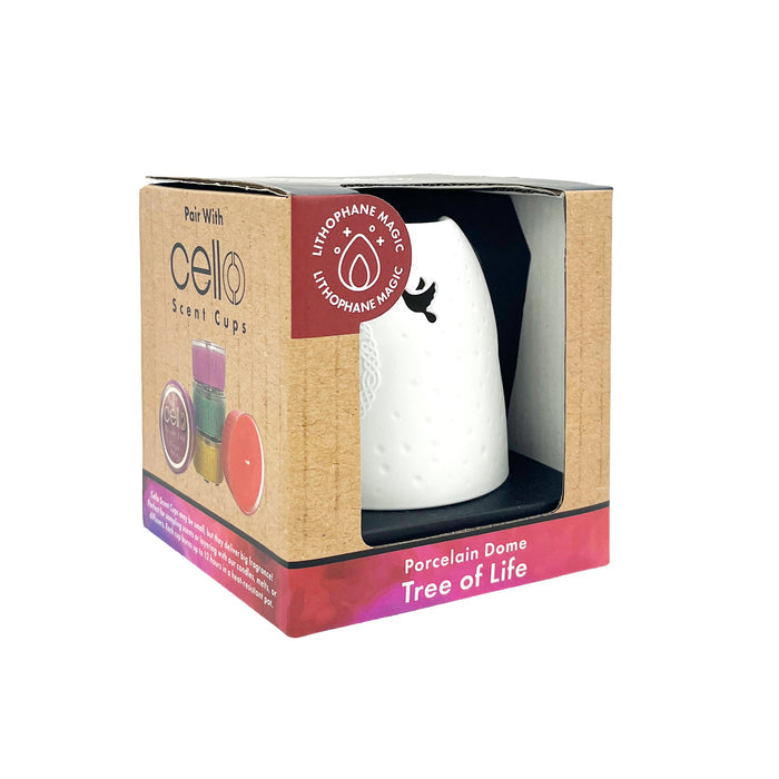 Cello - Tall Tealight Dome - Tree of Life