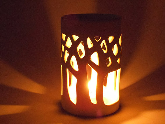 Cello - Tealight Burner - Woodland Brown