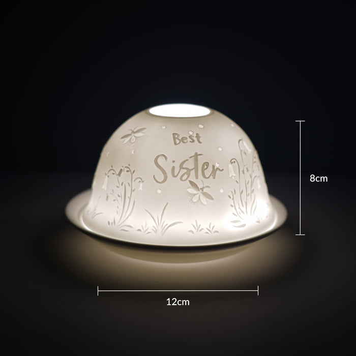 Cello - Tealight Dome - Best Sister