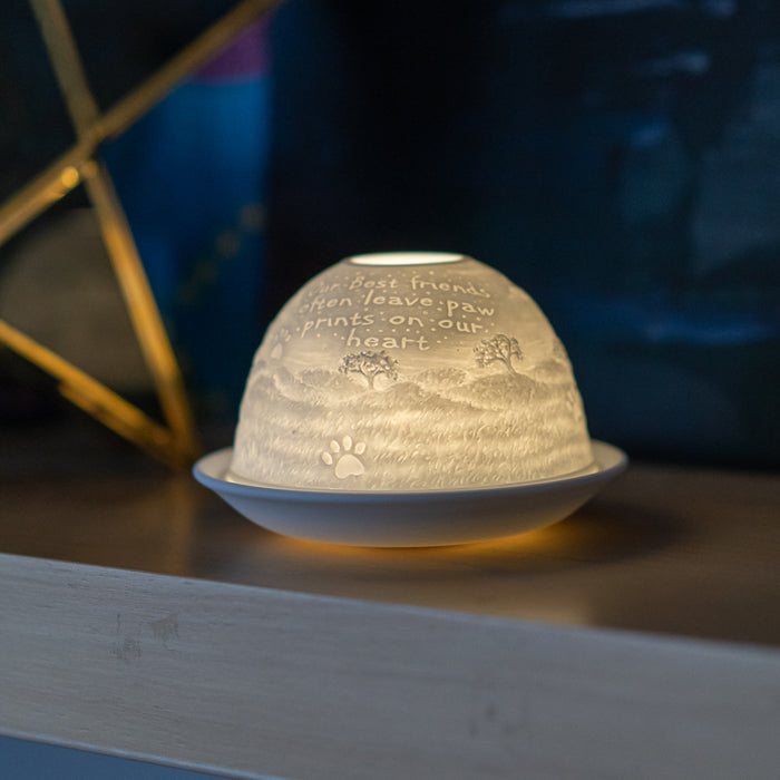 Cello - Tealight Dome - Pawprints