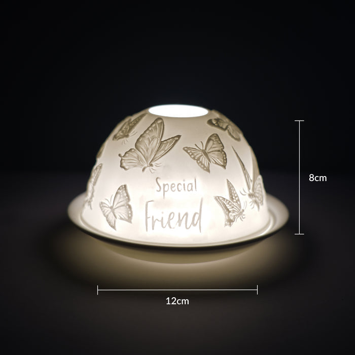 Cello - Tealight Dome - Special Friend Butterfly
