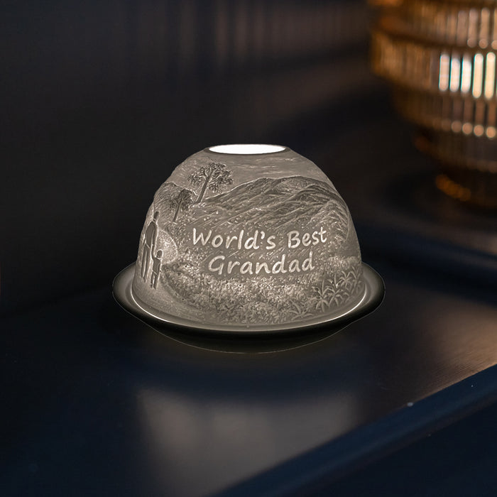 Cello - Tealight Dome - World's Best Grandad
