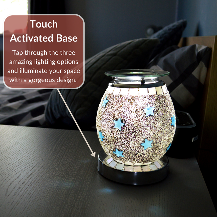 Cello - Touch Mosaic Electric Melt Burner - Blue Star