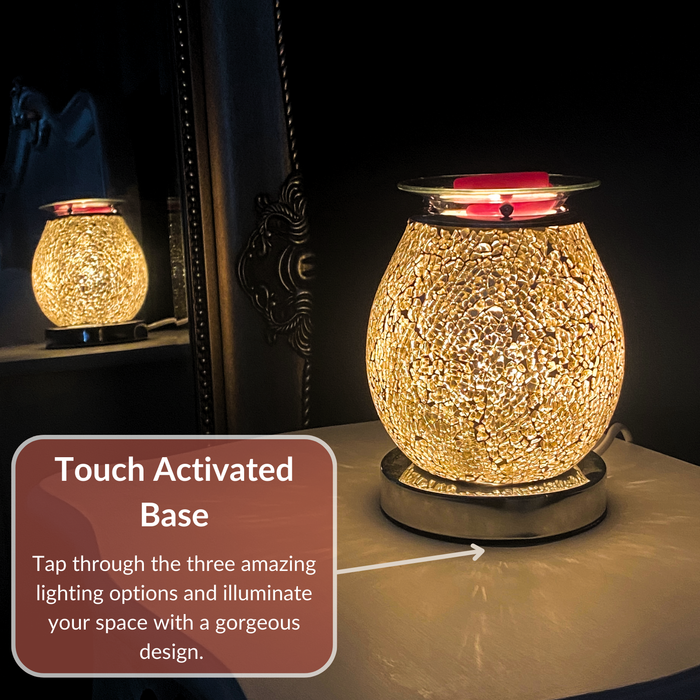 Cello - Touch Mosaic Electric Melt Burner - Gold