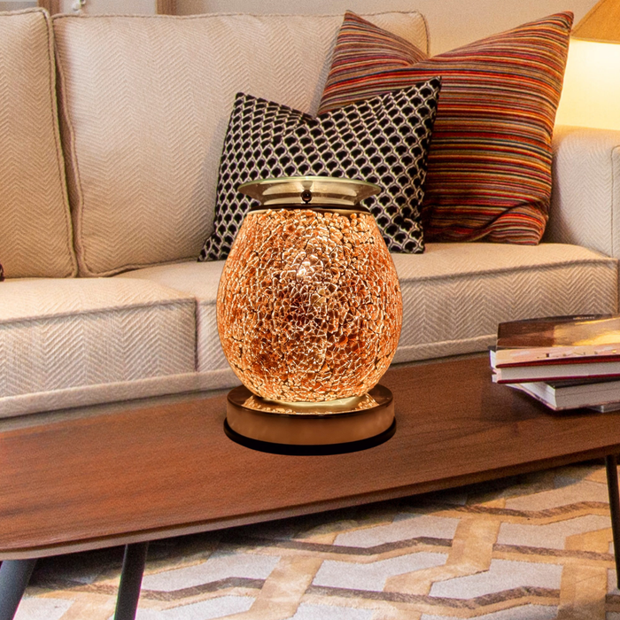Cello - Touch Mosaic Electric Melt Burner - Gold