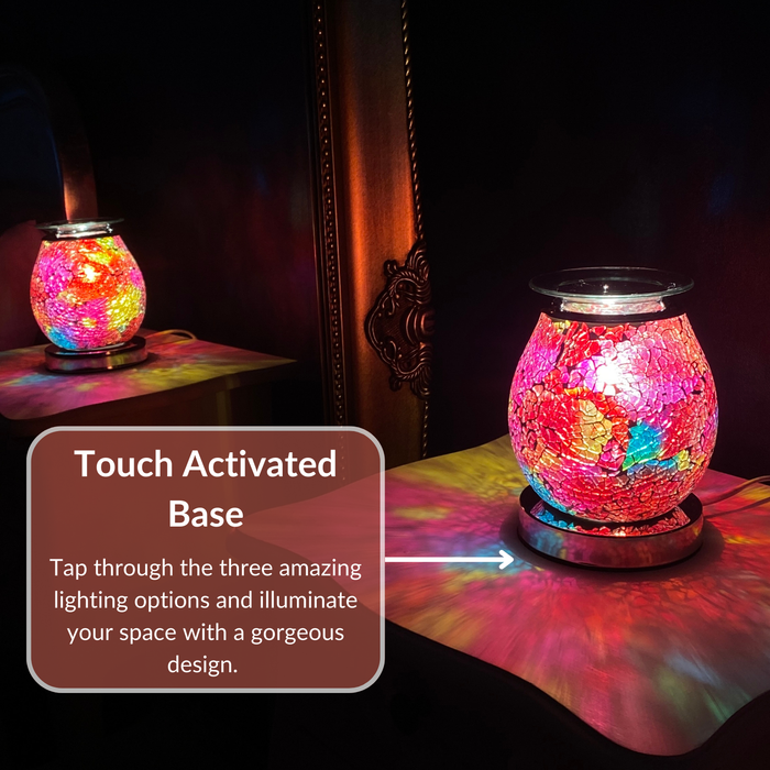 Cello - Touch Mosaic Electric Melt Burner - Multi-Colour
