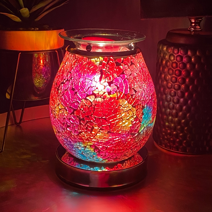 Cello - Touch Mosaic Electric Melt Burner - Multi-Colour