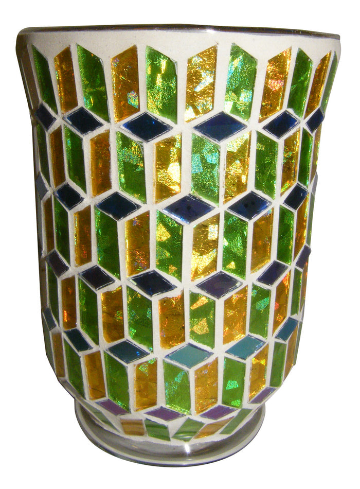 Cello Emerald Tiffany Votive Holder