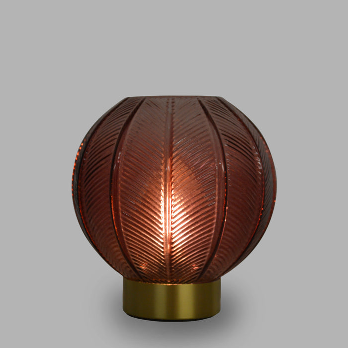 Cello Lamps - Orb Medium Dark Red