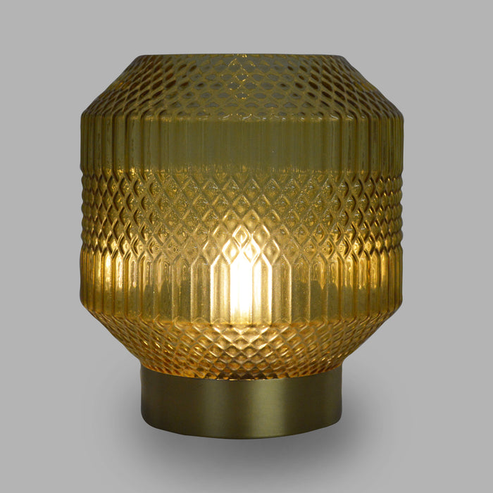 Cello Lamps - Oriental Lantern Medium Amber