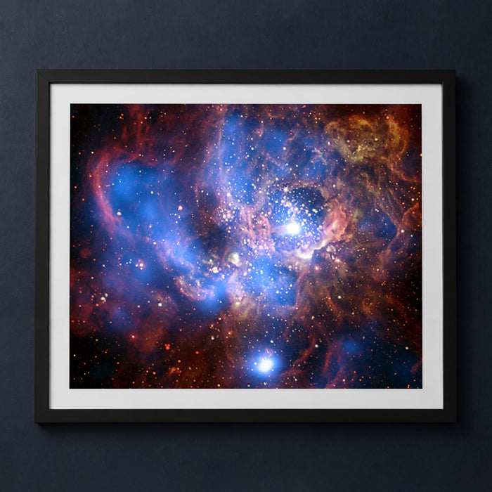 Framed print mockup — Chandra Stellar Nursery