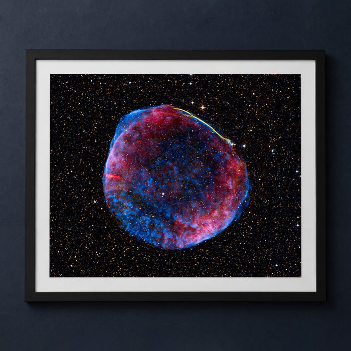 Framed print mockup — Chandra Supernova