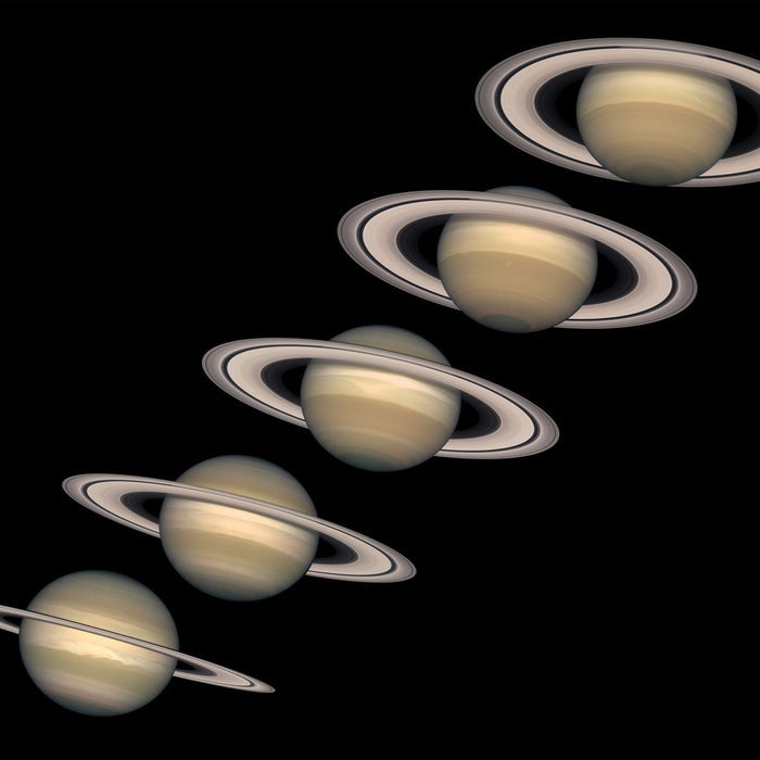 Changing Seasons of Saturn - high resolution space images - Sky Image Lab