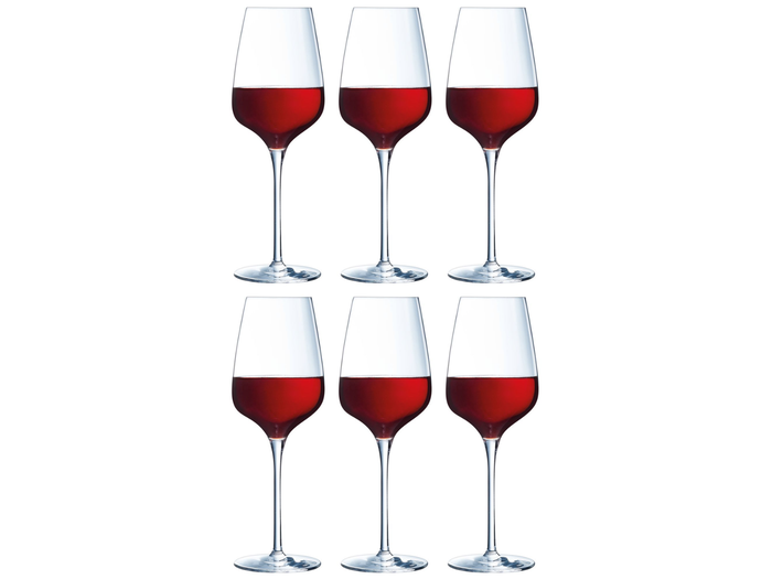 Chef & Sommelier Rode Wijnglazen Sublym - 350 ml - 6 stuks