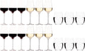 Chef & Sommelier Wijnglazenset Sublym (Rode wijnglazen & Witte wijnglazen & Waterglazen) - 18 delige set - 6 rode wijnglazen, 6 witte wijnglazen en 6 waterglazen