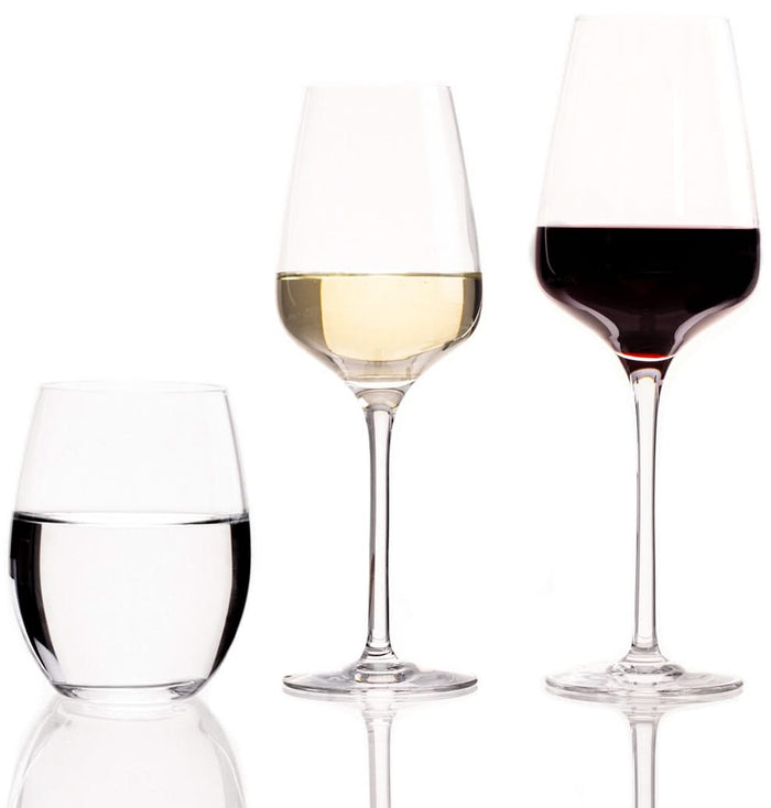 Chef & Sommelier Wijnglazenset Sublym (Rode wijnglazen & Witte wijnglazen & Waterglazen) - 18 delige set - 6 rode wijnglazen, 6 witte wijnglazen en 6 waterglazen
