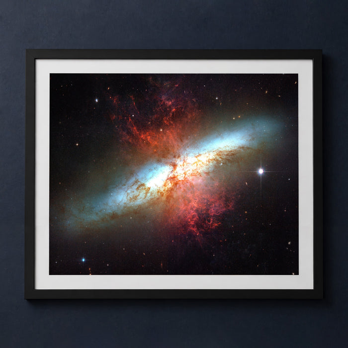 Framed print mockup — Cigar Galaxy