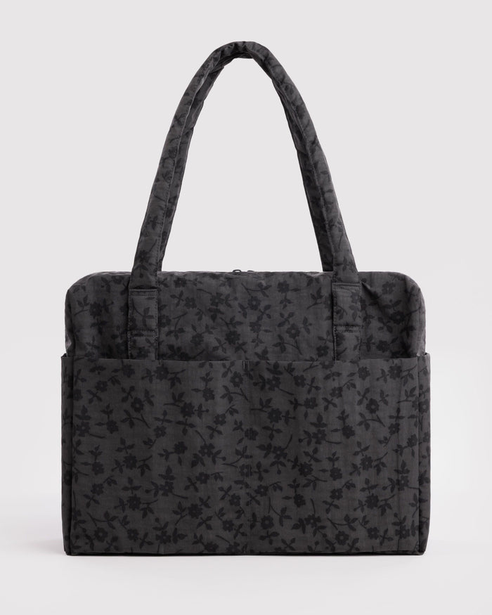 Cloud Carry-on - Charcoal Ditsy Floral