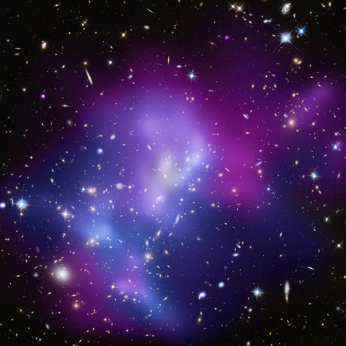 Colliding Galaxy Clusters - high resolution space images - Sky Image Lab